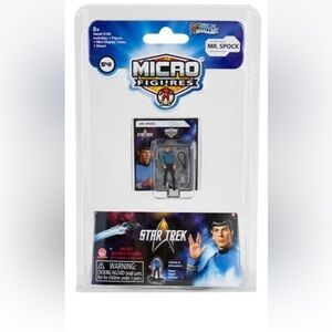 World's Smallest Star Trek Universe Micro Figures Mr. Spock new unopened package